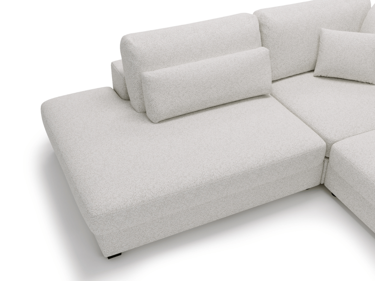 Canapé d'angle velours côtelé grand épaisseur VENDOME