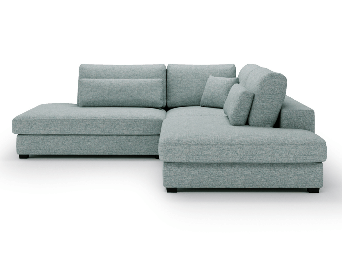 Canapé d'angle velours côtelé grand épaisseur VENDOME