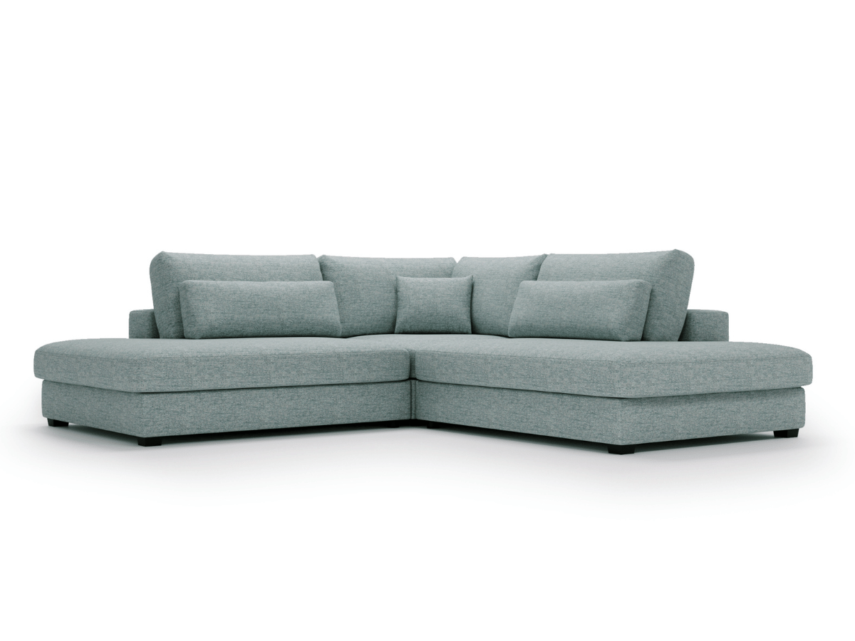 Canapé d'angle velours côtelé grand épaisseur VENDOME