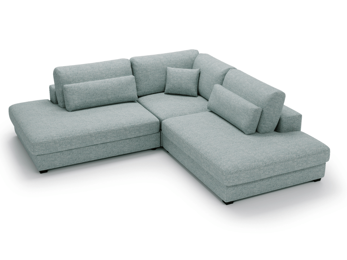 Canapé d'angle velours côtelé grand épaisseur VENDOME