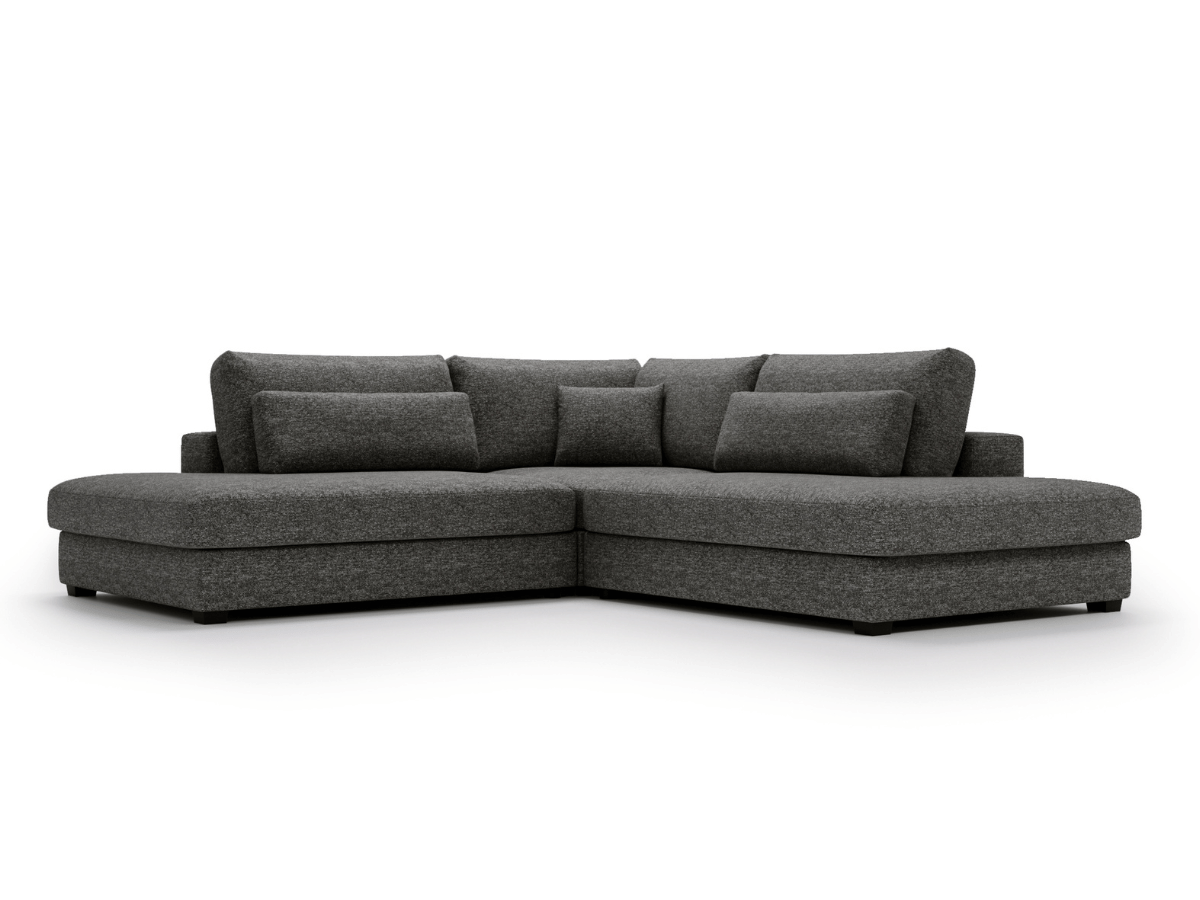 Canapé d'angle velours côtelé grand épaisseur VENDOME