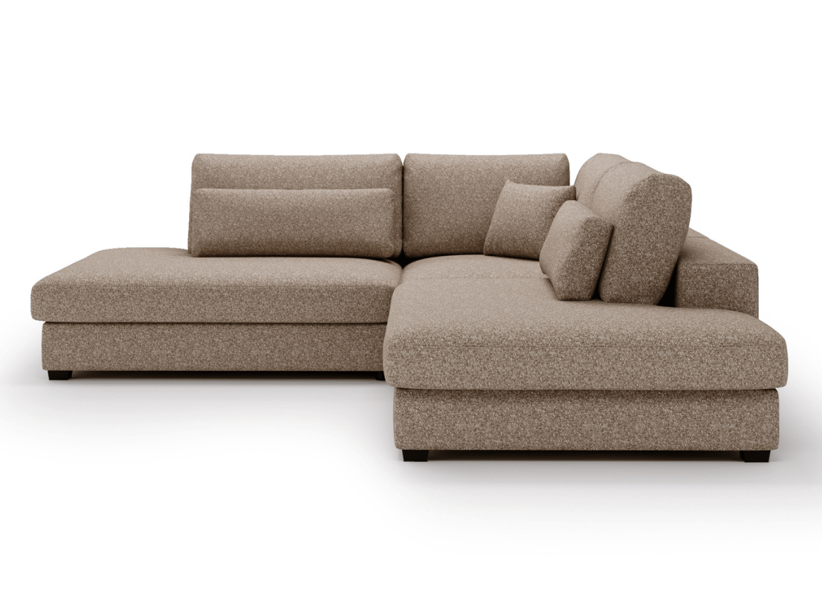 Canapé d'angle velours côtelé grand épaisseur VENDOME