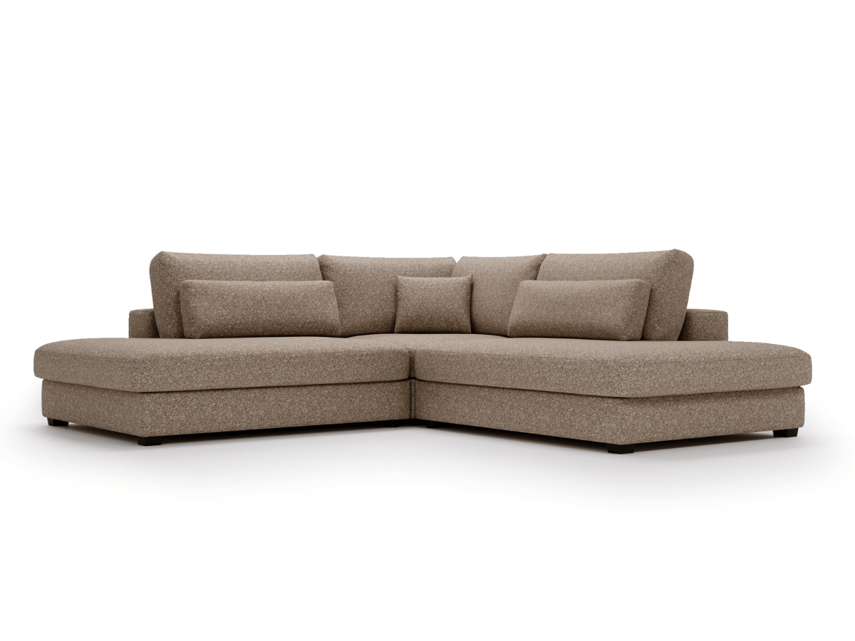 Canapé d'angle velours côtelé grand épaisseur VENDOME