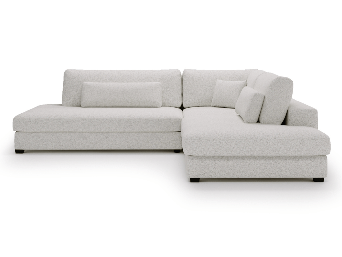 Canapé d'angle velours côtelé grand épaisseur VENDOME