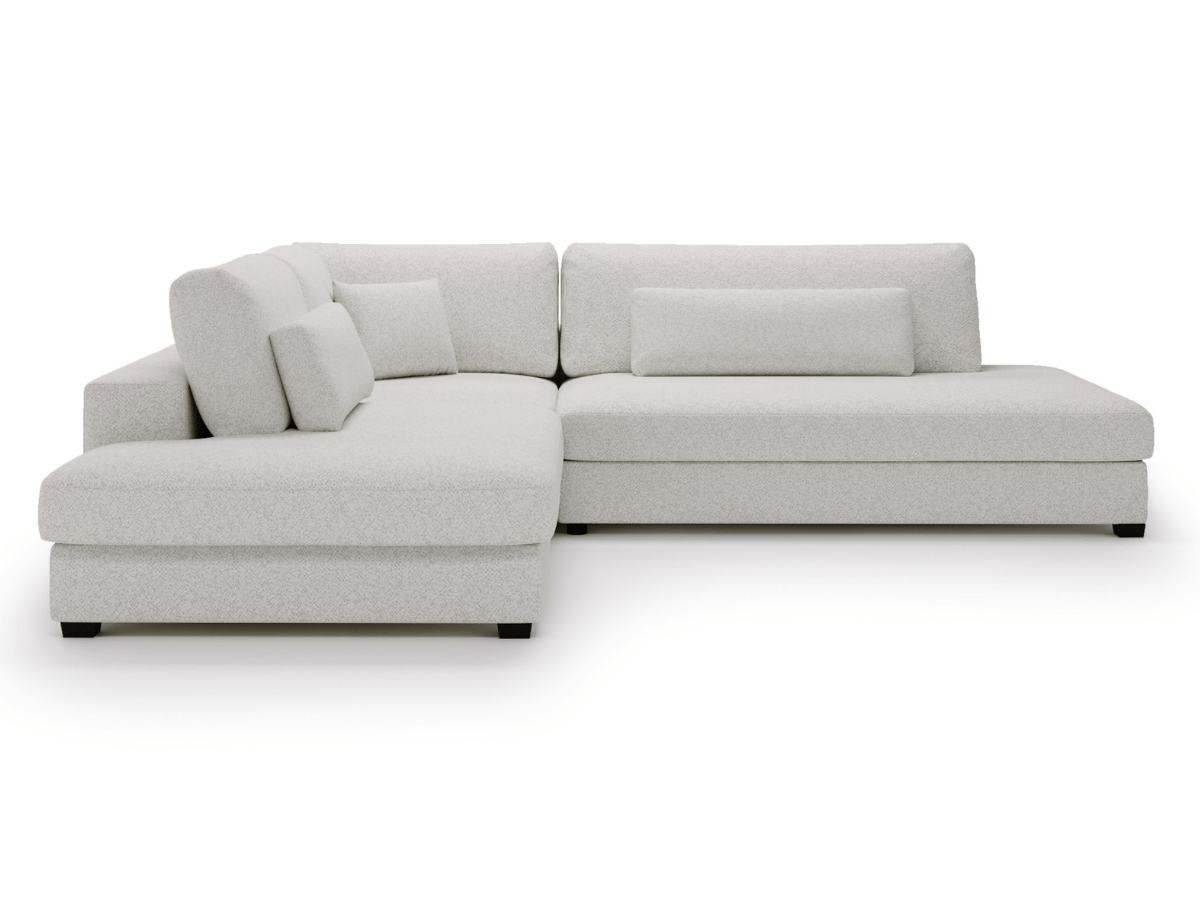 Canapé d'angle velours côtelé grand épaisseur VENDOME