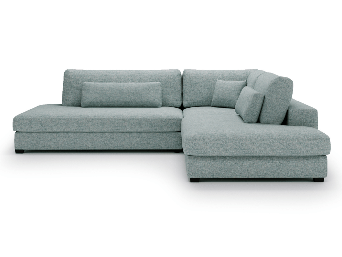 Canapé d'angle velours côtelé grand épaisseur VENDOME