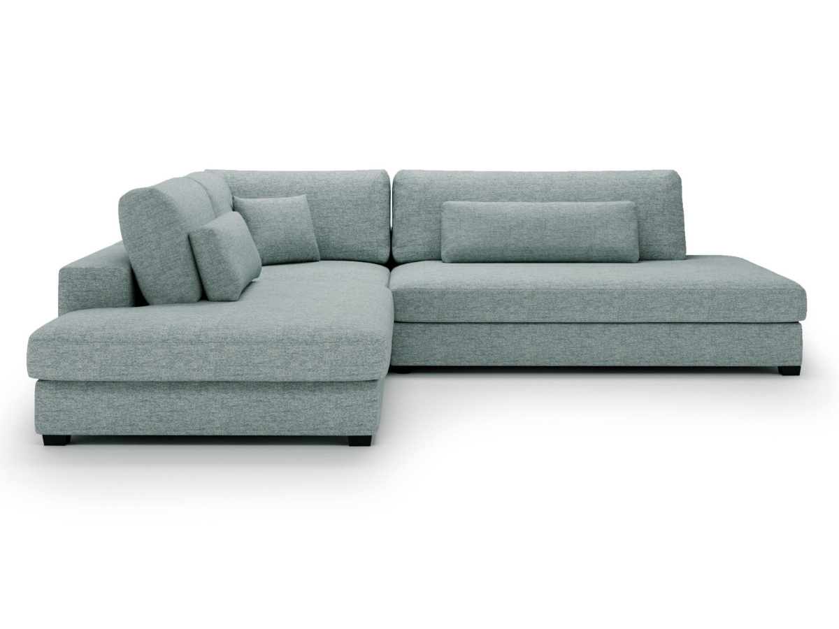 Canapé d'angle velours côtelé grand épaisseur VENDOME