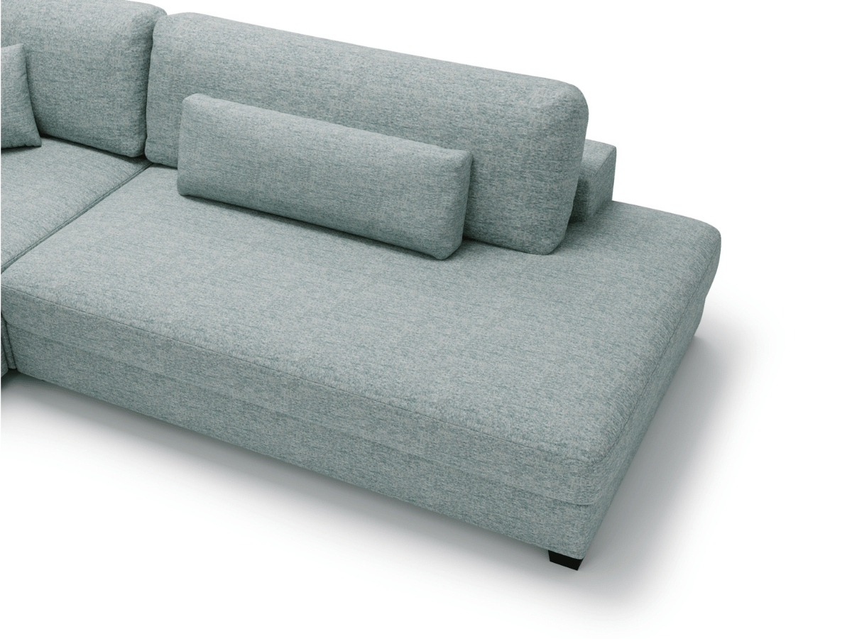 Canapé d'angle velours côtelé grand épaisseur VENDOME