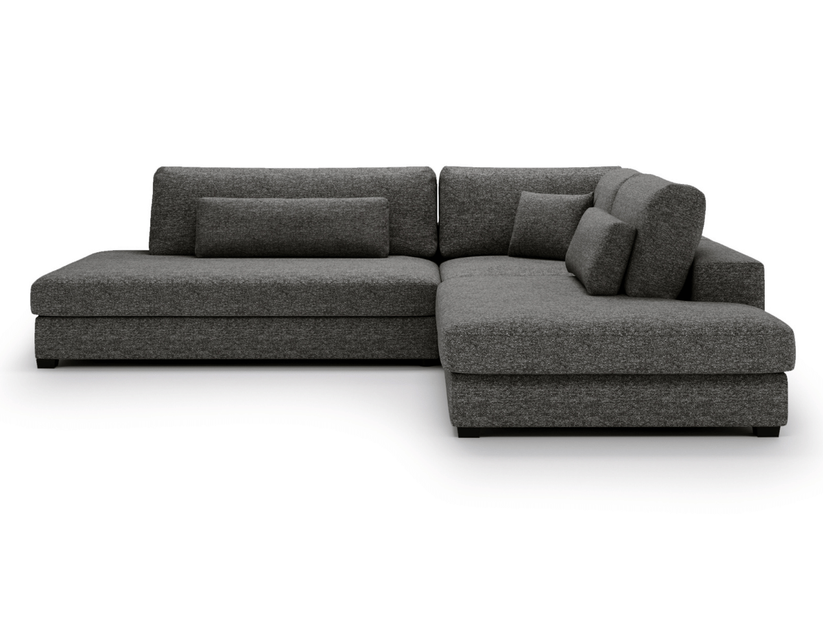 Canapé d'angle velours côtelé grand épaisseur VENDOME