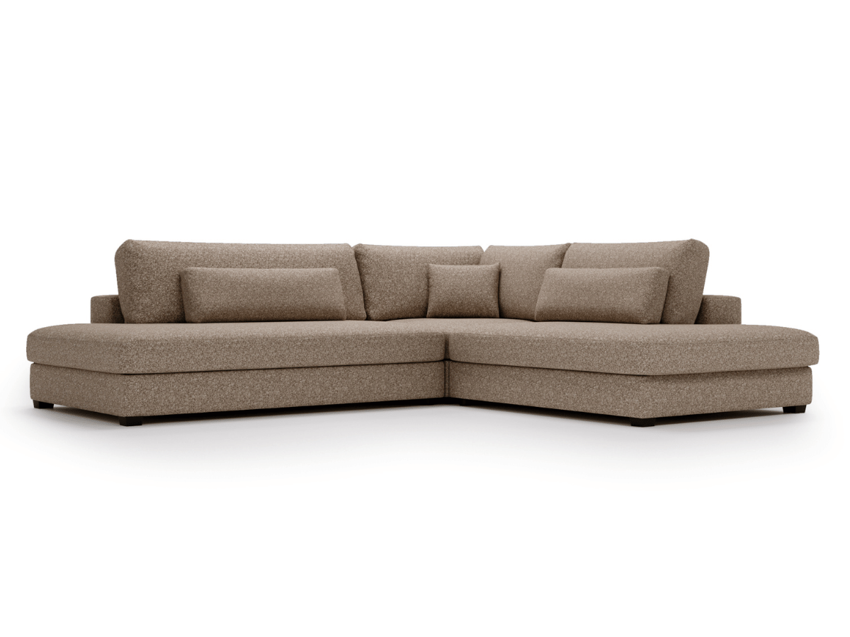 Canapé d'angle velours côtelé grand épaisseur VENDOME