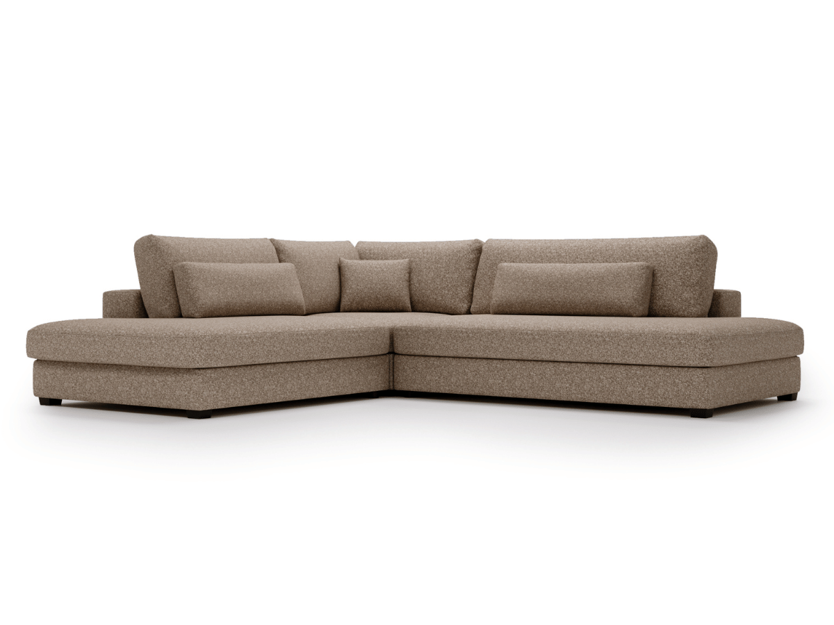 Canapé d'angle velours côtelé grand épaisseur VENDOME