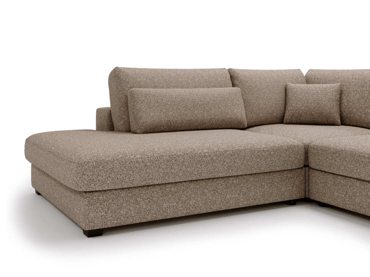 Canapé d'angle velours côtelé grand épaisseur VENDOME