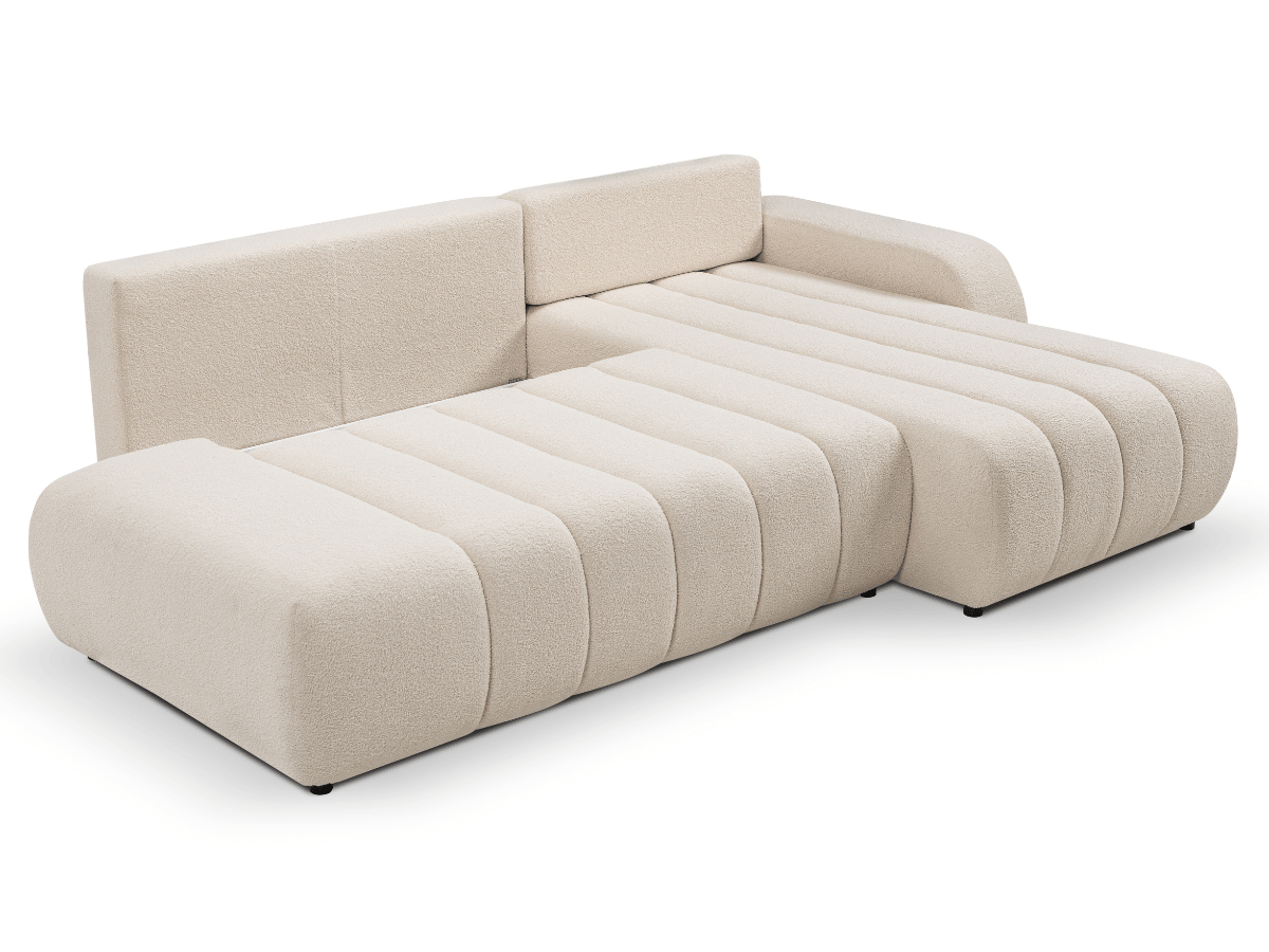Canapé d'angle convertible avec coffre de rangement – AUTEUIL