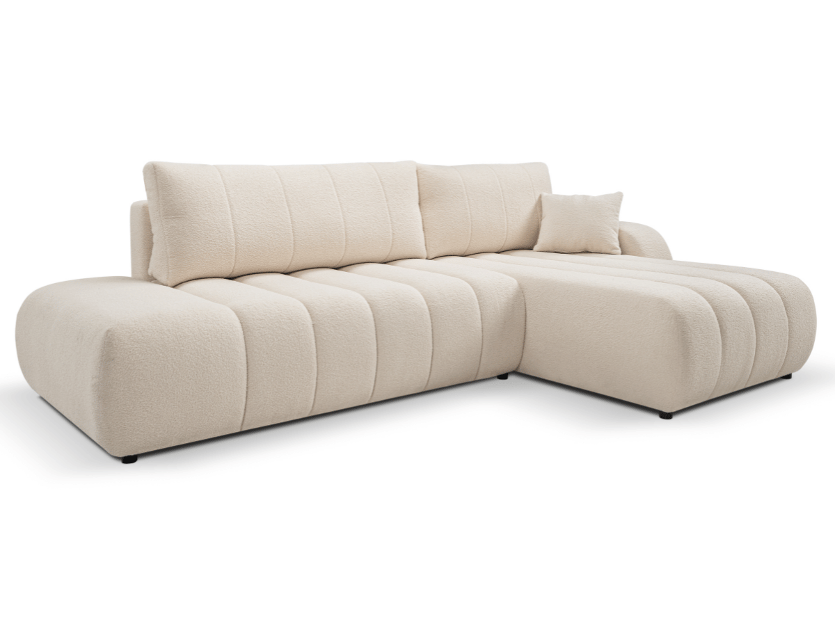 Canapé d'angle convertible avec coffre de rangement – AUTEUIL