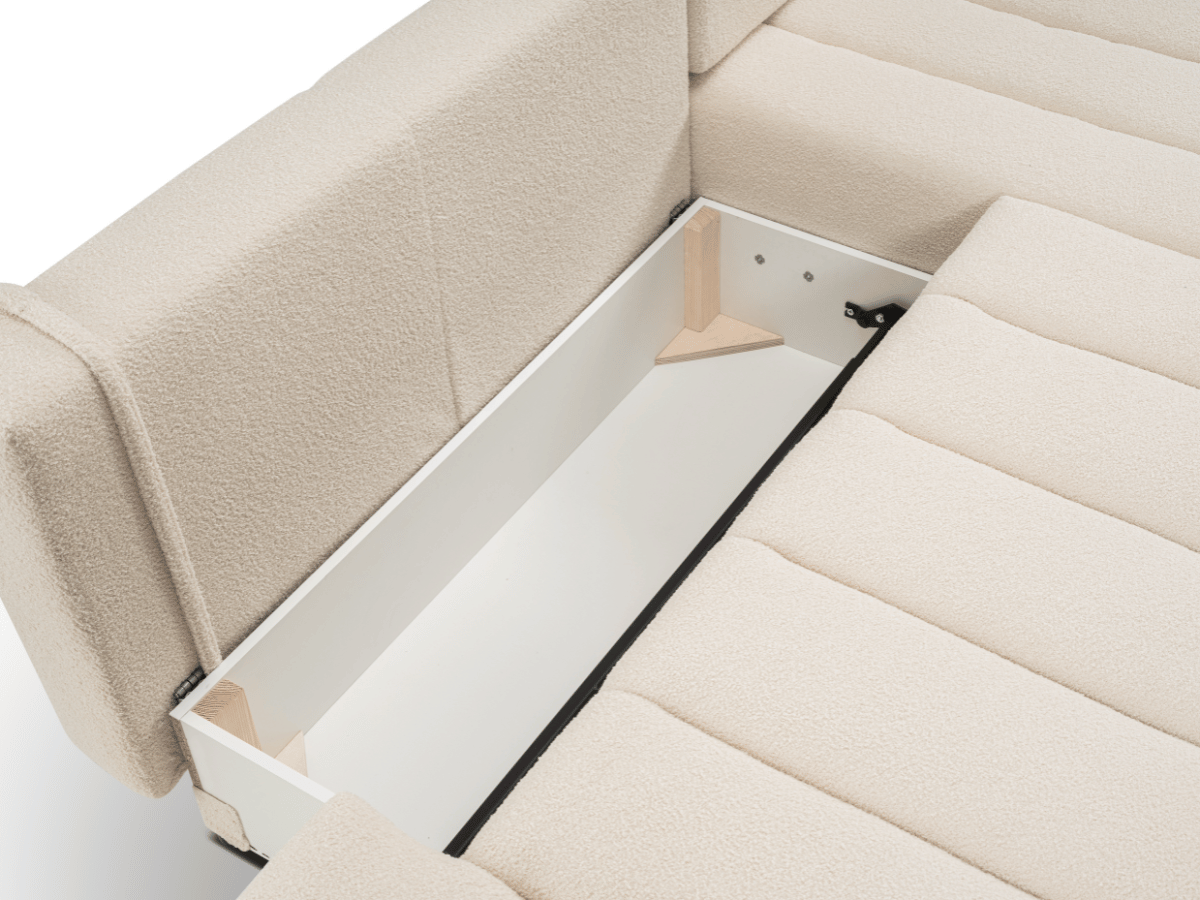 Canapé d'angle convertible avec coffre de rangement – AUTEUIL