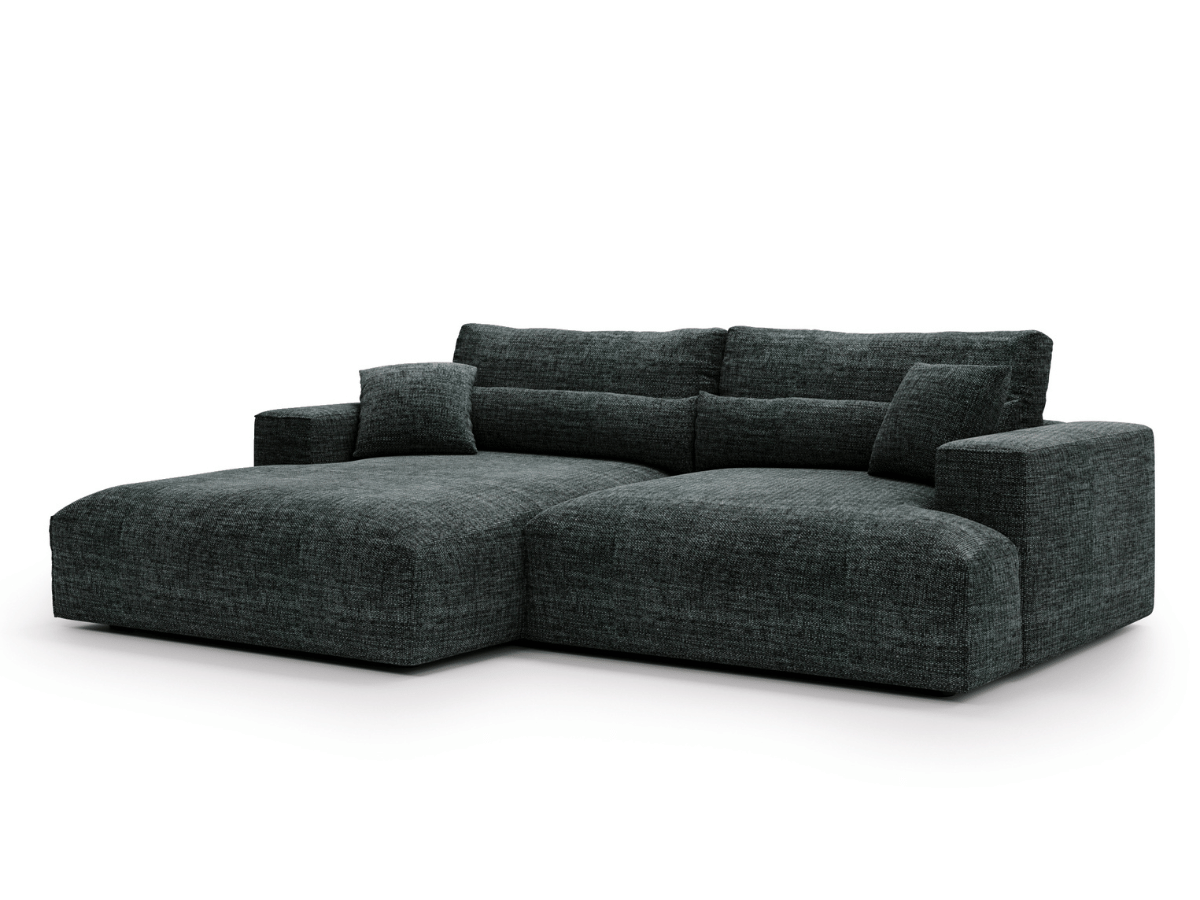 Canapé d'angle avec grand méridienne Haussmann