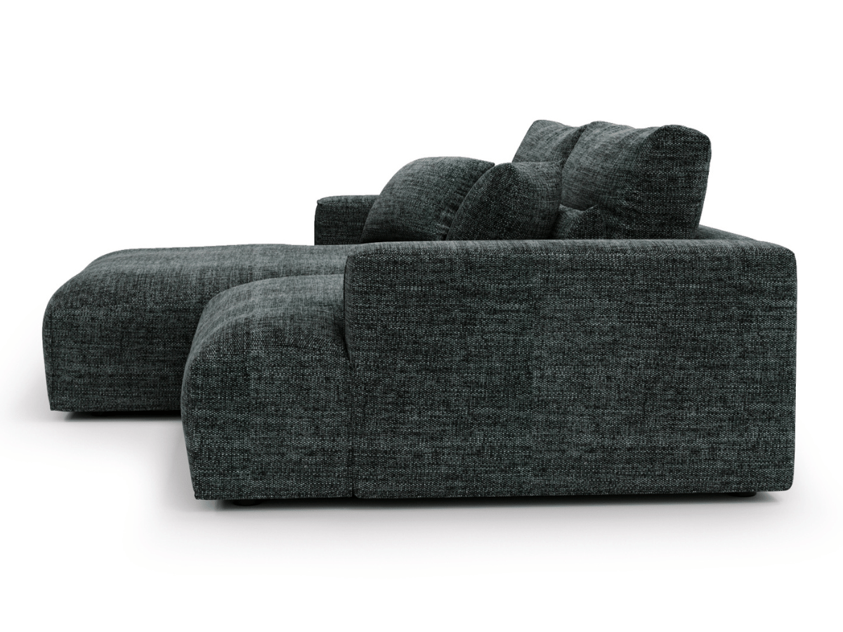 Canapé d'angle avec grand méridienne Haussmann