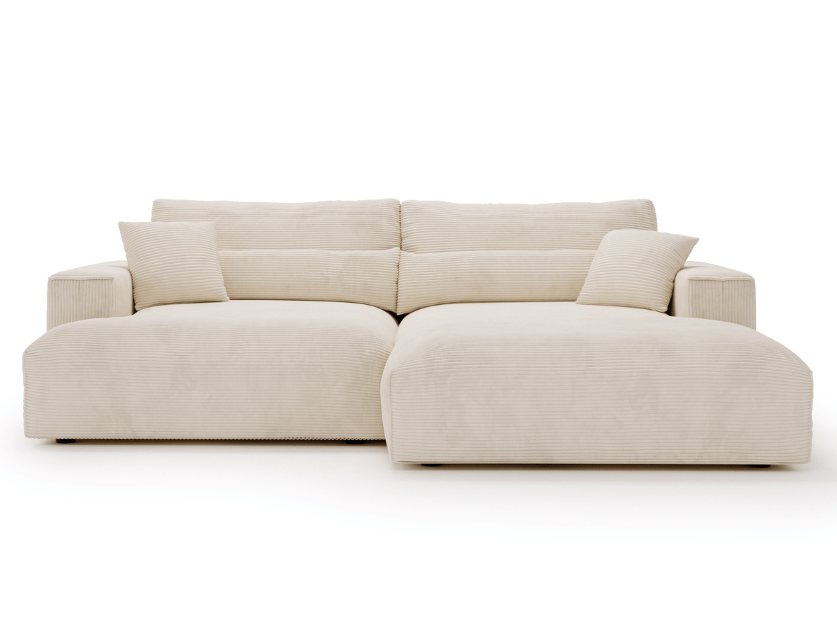 Canapé d'angle avec grand méridienne Haussmann