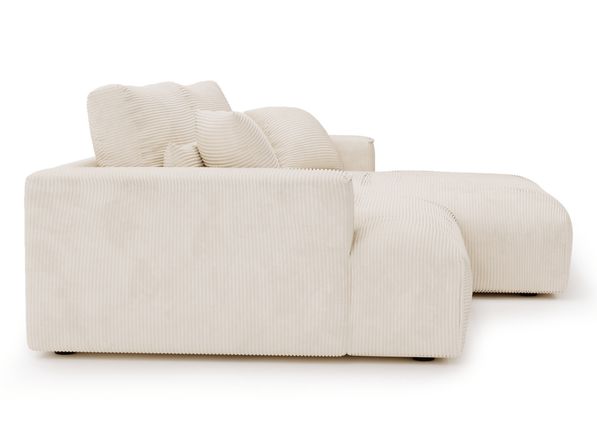 Canapé d'angle avec grand méridienne Haussmann