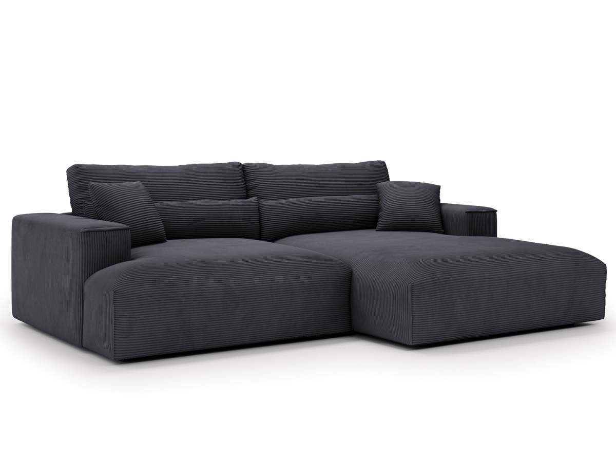 Canapé d'angle avec grand méridienne Haussmann