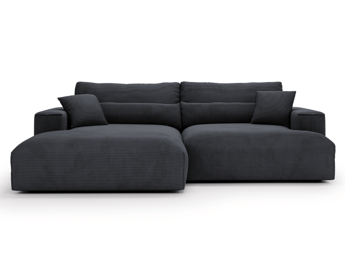 Canapé d'angle avec grand méridienne Haussmann