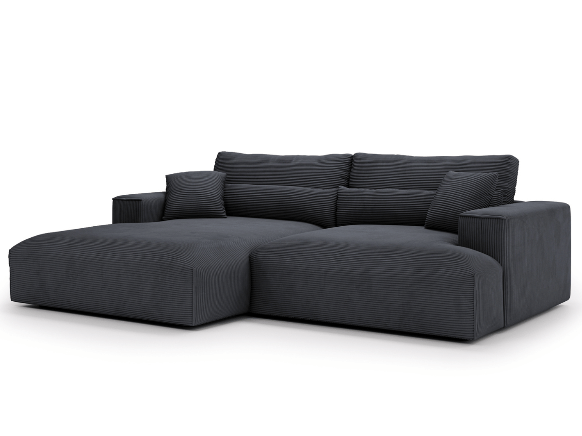 Canapé d'angle avec grand méridienne Haussmann