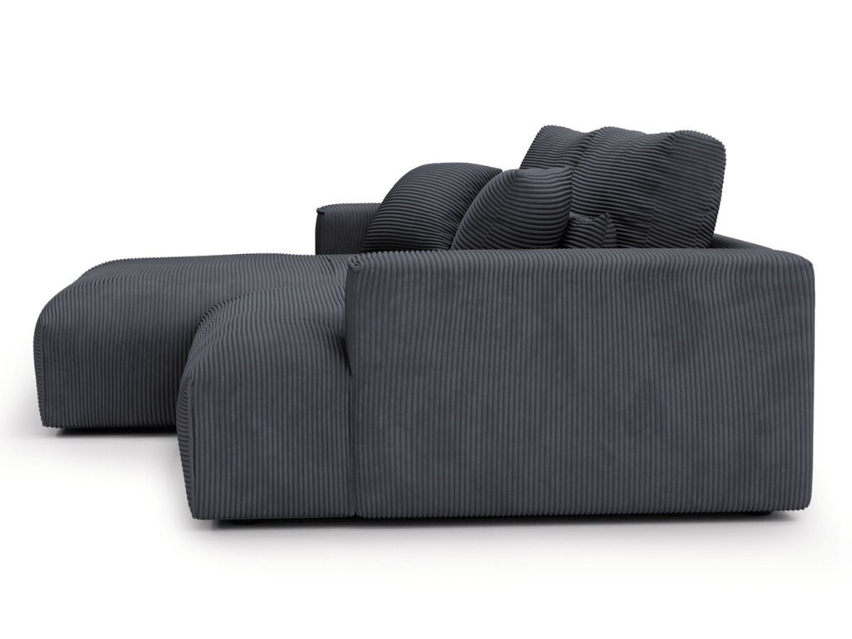 Canapé d'angle avec grand méridienne Haussmann