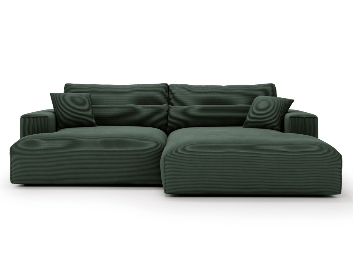 Canapé d'angle avec grand méridienne Haussmann