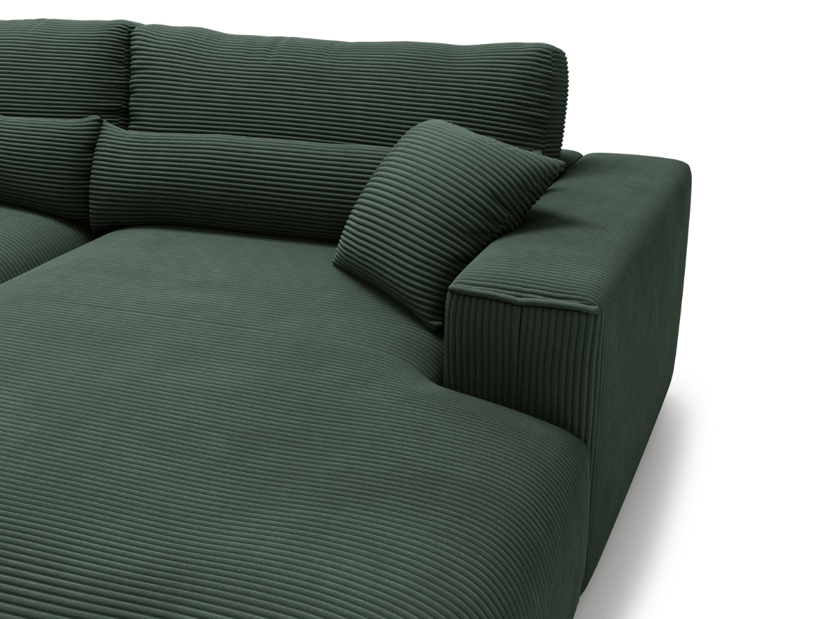 Canapé d'angle avec grand méridienne Haussmann