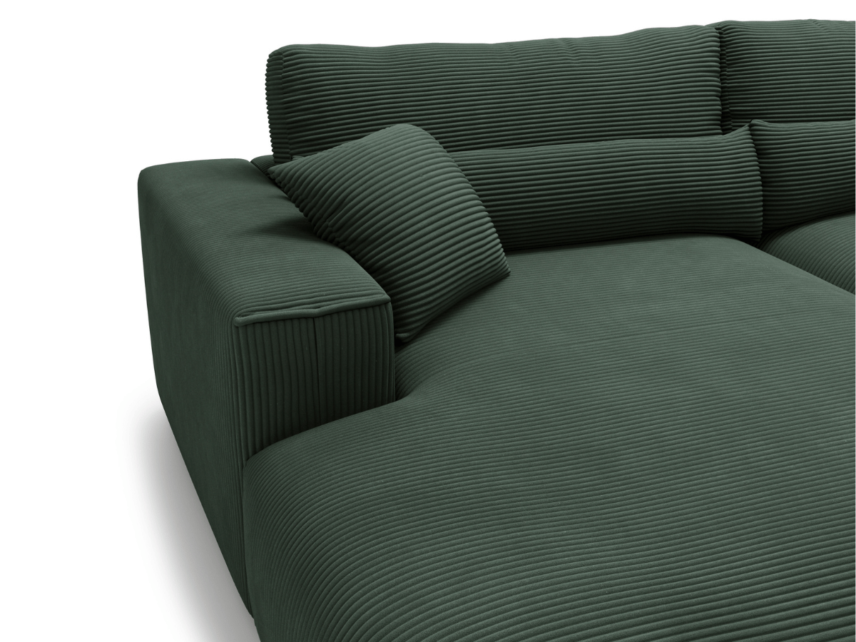 Canapé d'angle avec grand méridienne Haussmann