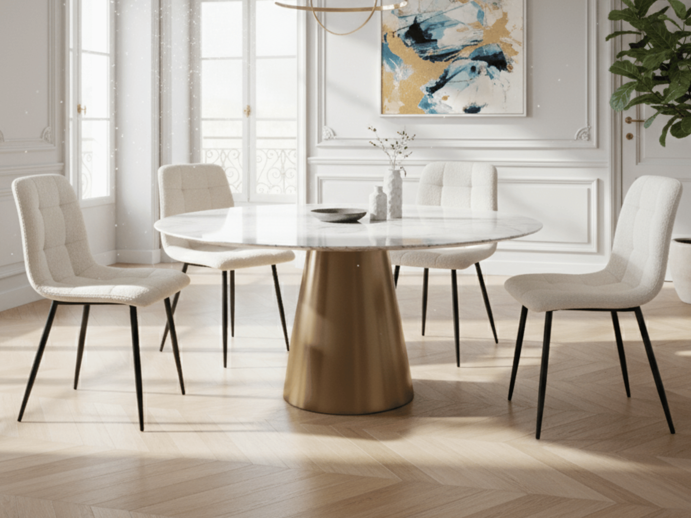 Chaises design - Lot de 4 - ALMA