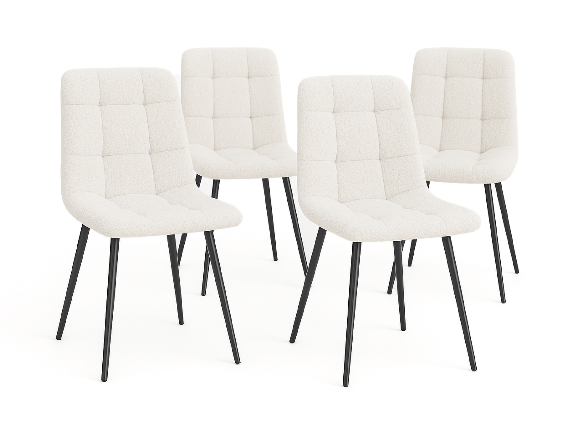 Chaises design - Lot de 4 - ALMA