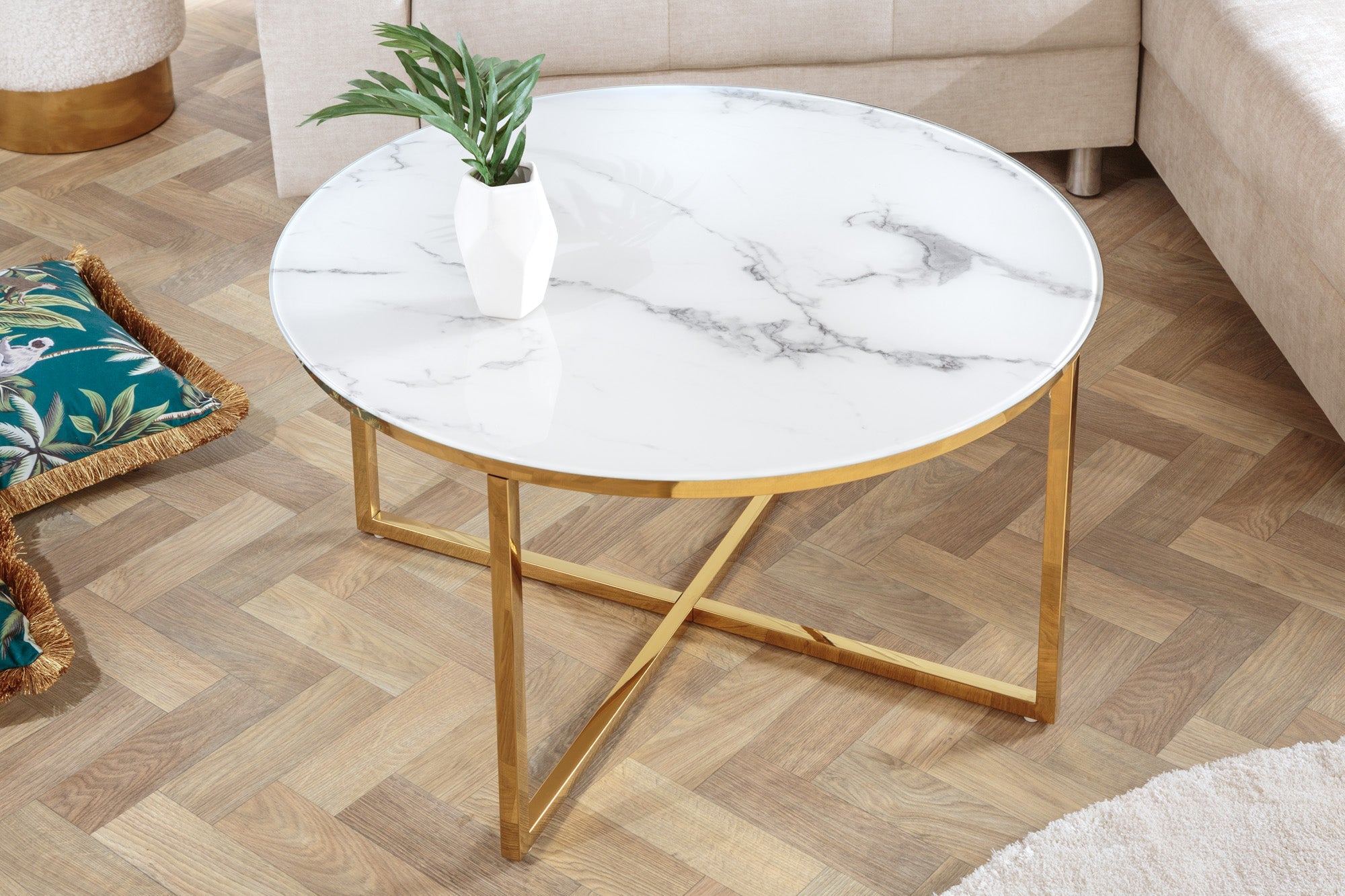 Elegante-table-basse-boutique-80cm-ronde-blanche-en-verre-cristal-decor-marbre-cadre-dore_42160 (inv)