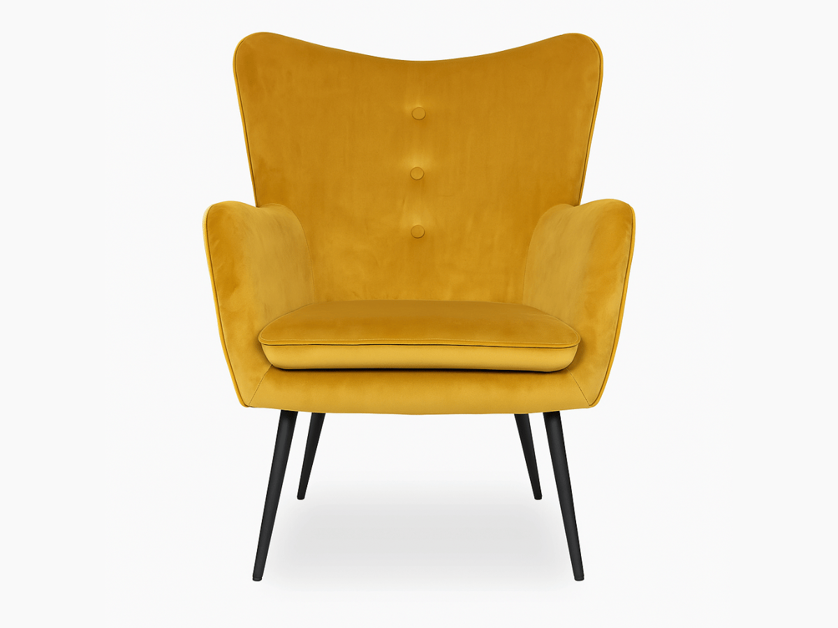 Fauteuil en velours design - ERGO