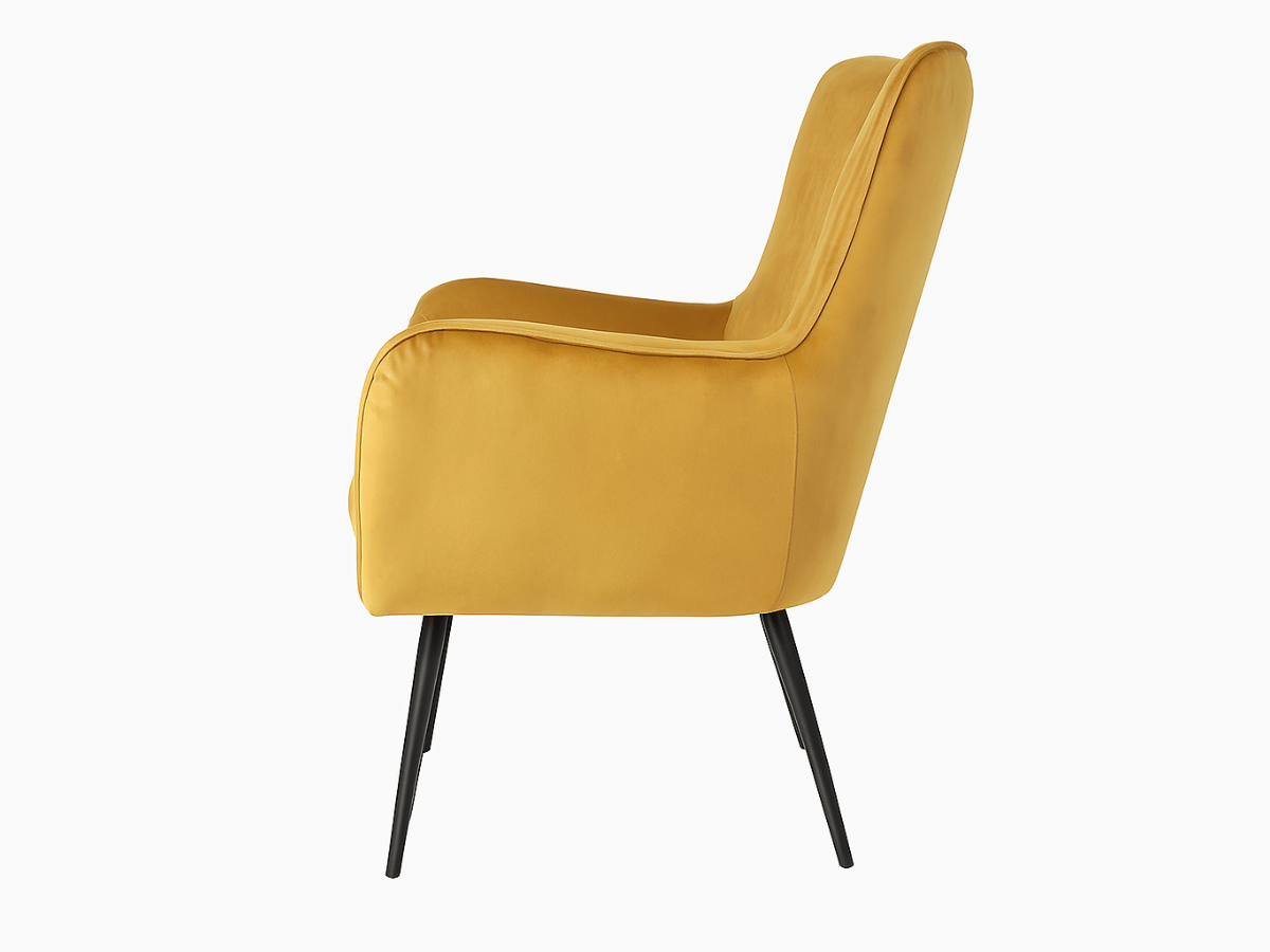 Fauteuil en velours design - ERGO