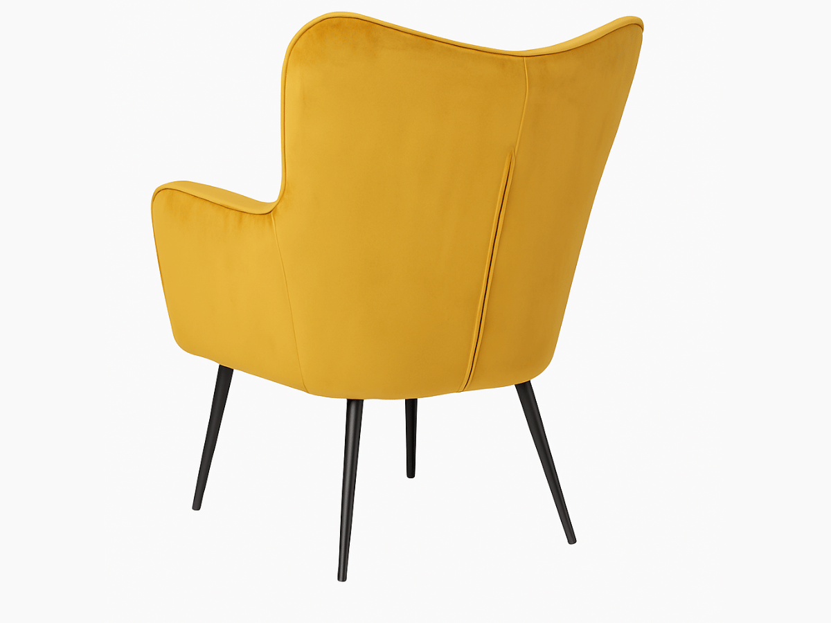 Fauteuil en velours design - ERGO