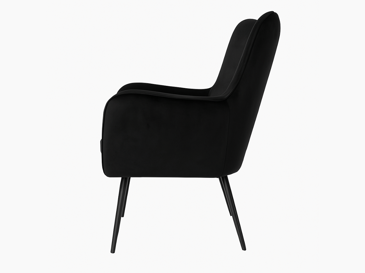 Fauteuil en velours design - ERGO