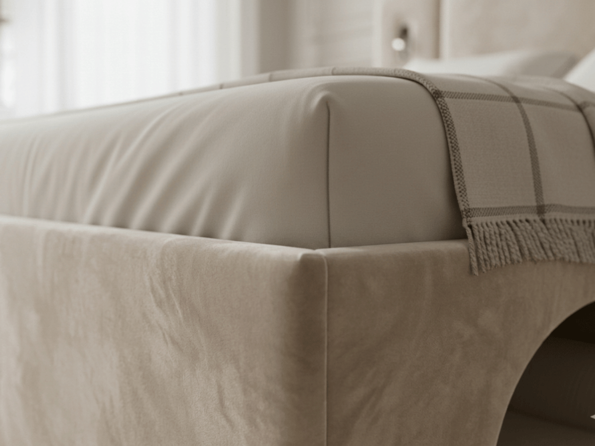 Lit Élysée – CosyPet Edition : tête de lit XXL, coffre, lumières, USB & tables de chevet incluses