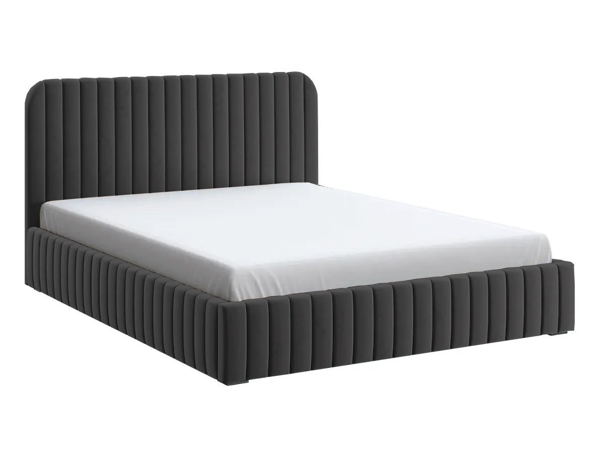 Lit design avec coffre de rangement - MAELLE