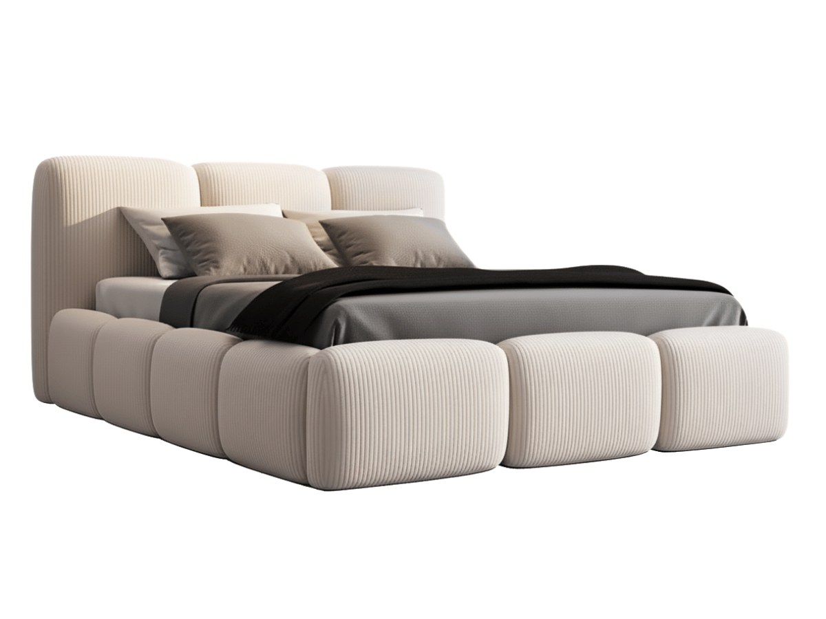 Cama tapizada con caja - SOPHIE