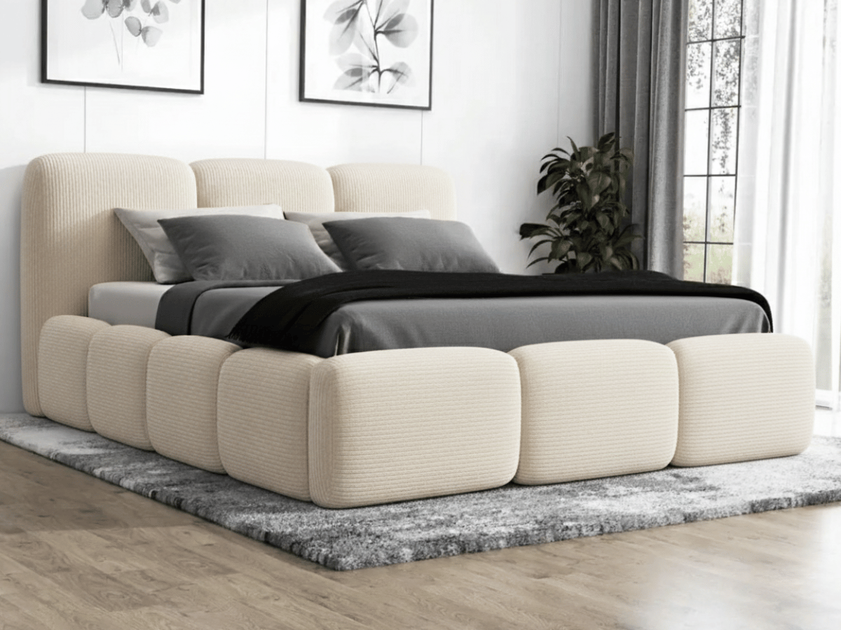 Cama tapizada con caja - SOPHIE