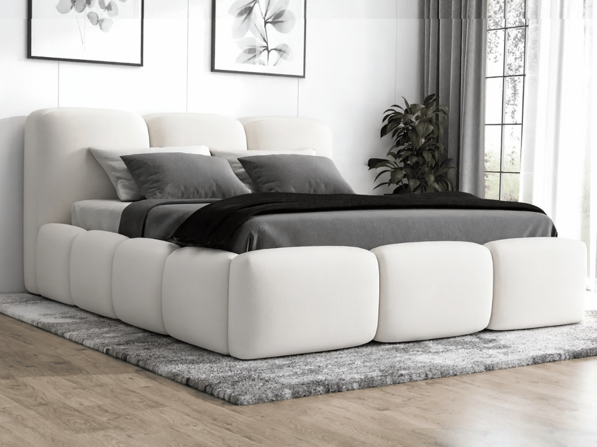 Cama tapizada con caja - SOPHIE