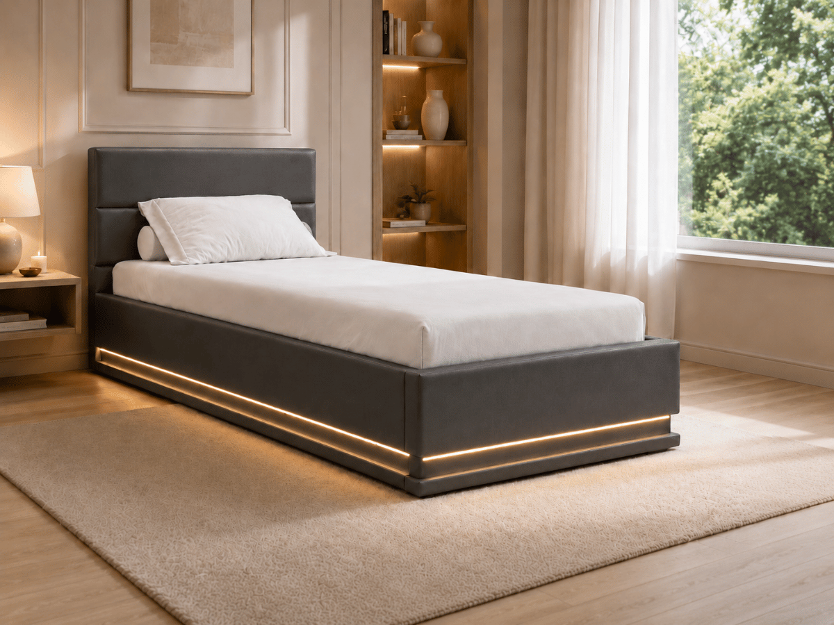 Lit coffre avec led - DARMON