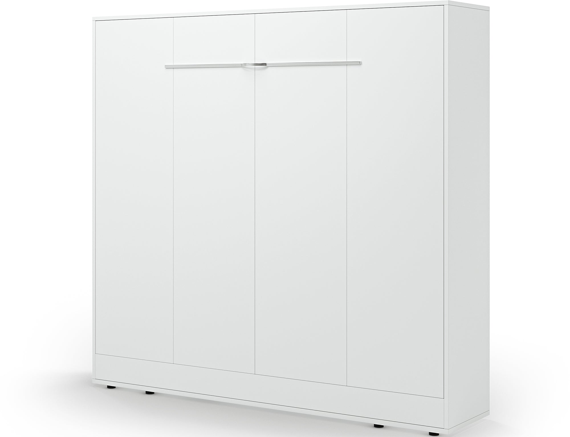 Lit escamotable NEO – armoire lit murale verticale avec rangements