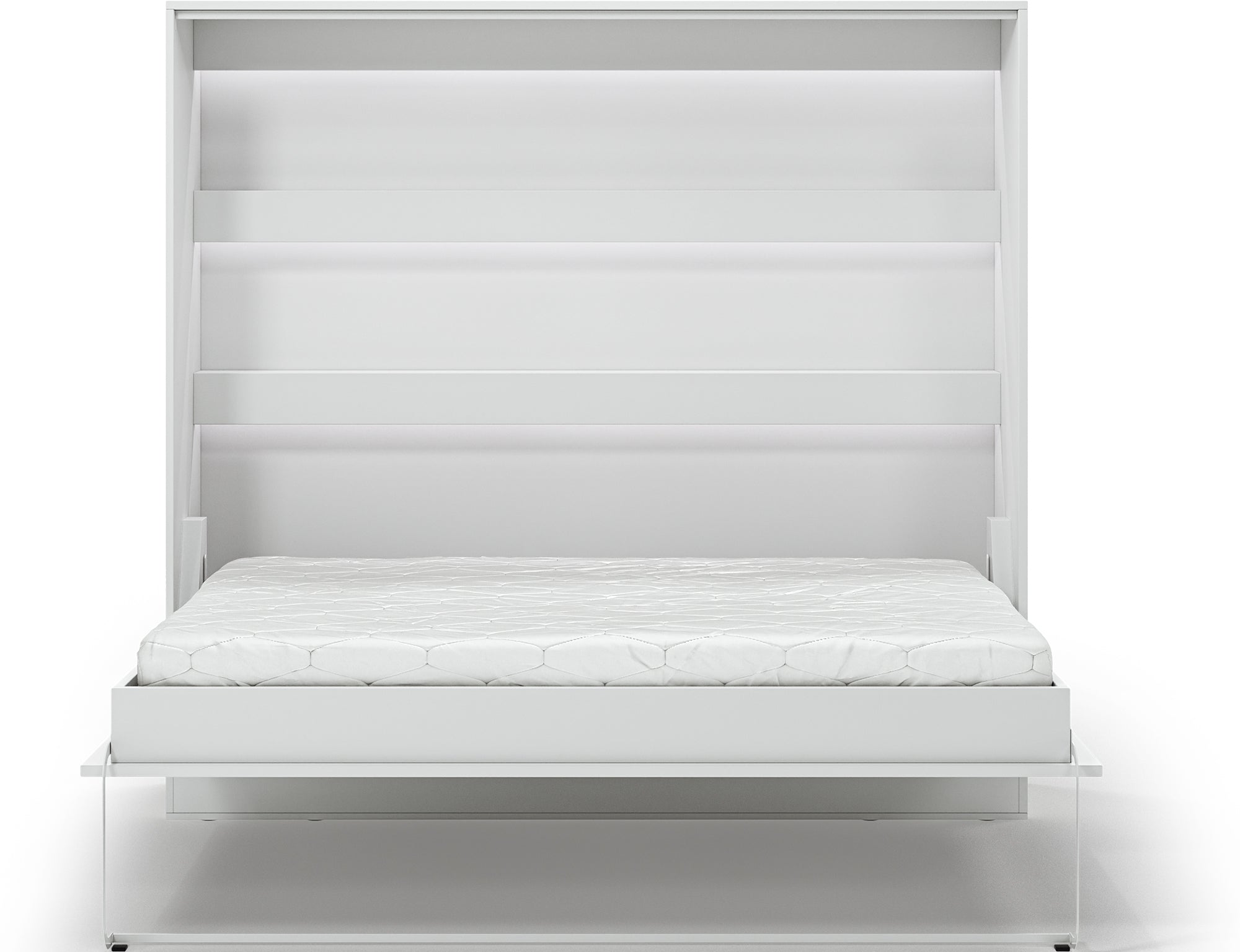 Lit escamotable NEO – armoire lit murale verticale avec rangements