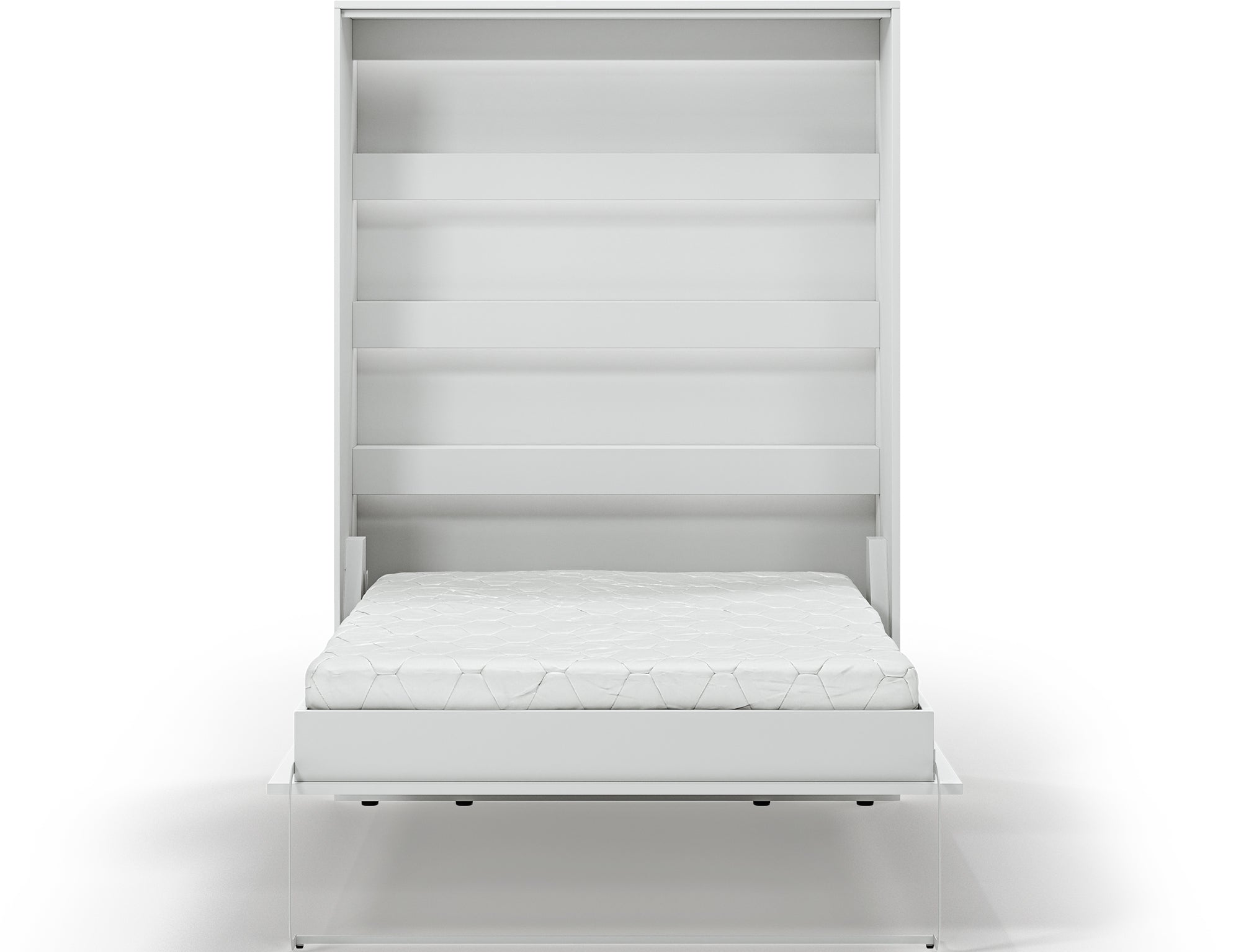 Lit escamotable NEO – armoire lit murale verticale avec rangements