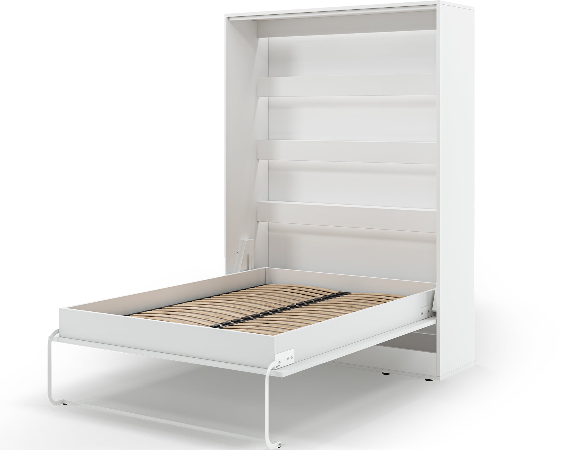 Lit escamotable NEO – armoire lit murale verticale avec rangements