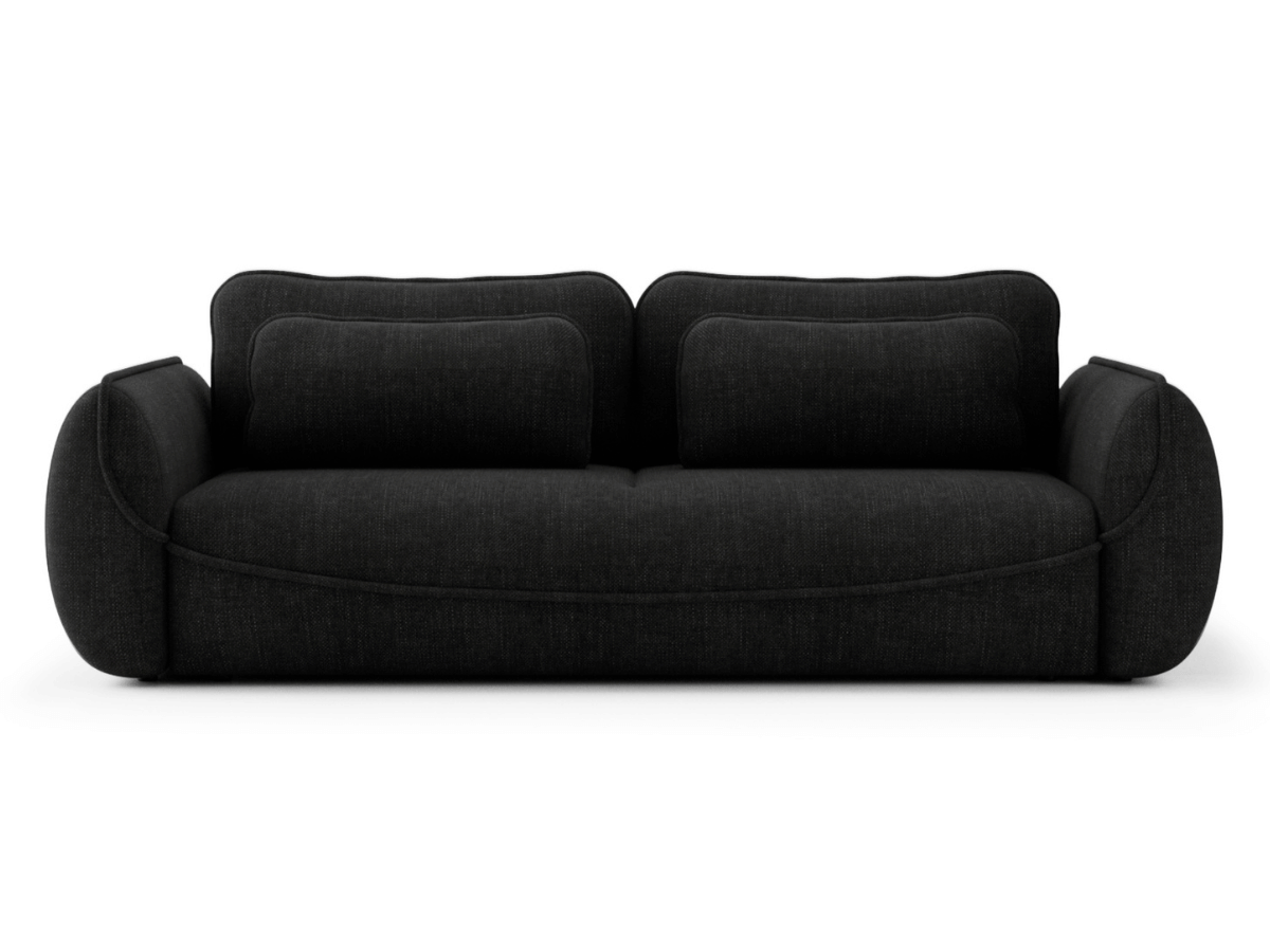 Marais – Canapé 3 places ultra design avec lit intégré et coffre de rangement