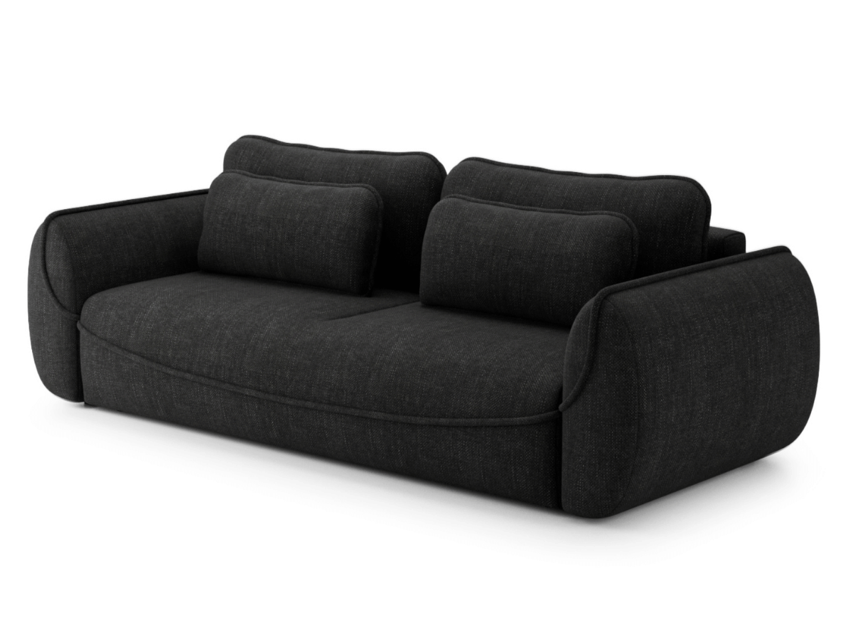 Marais – Canapé 3 places ultra design avec lit intégré et coffre de rangement