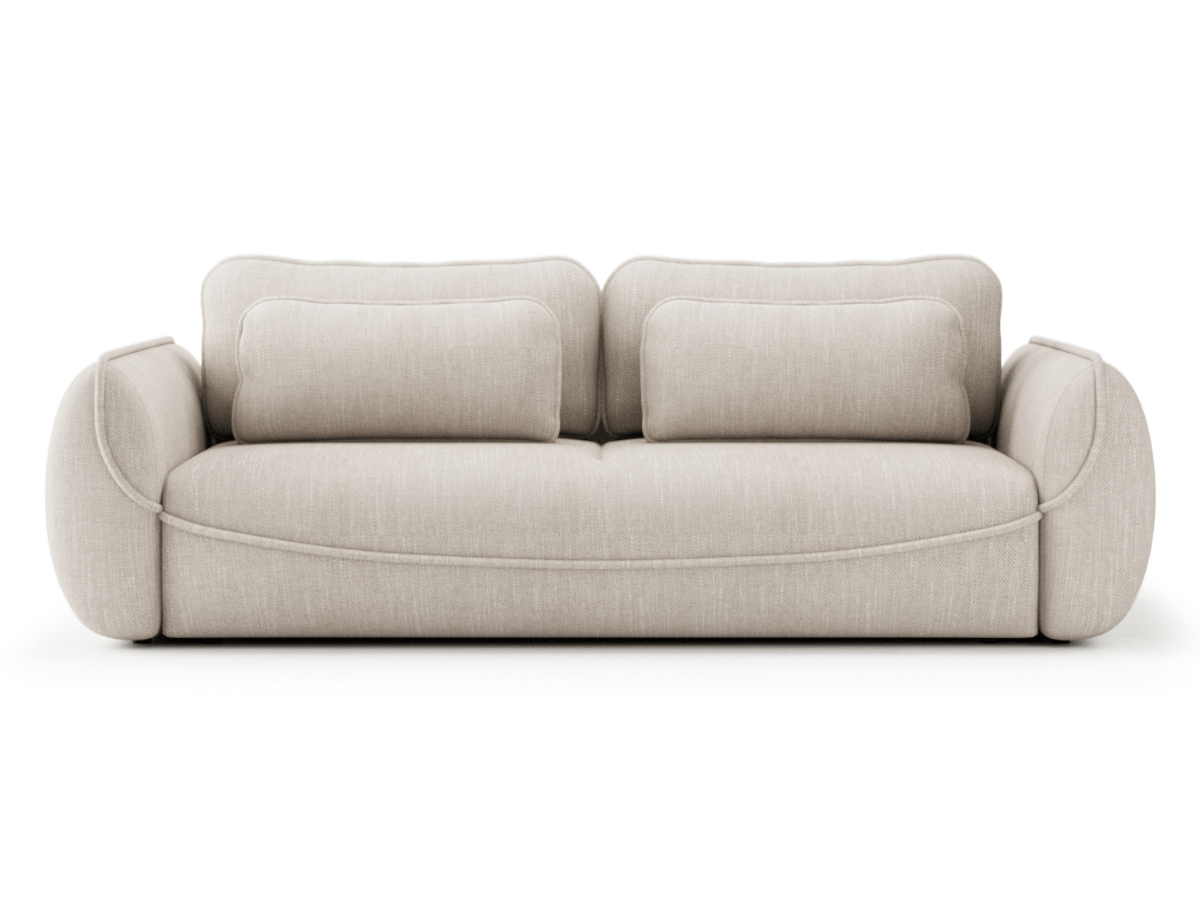Marais – Canapé 3 places ultra design avec lit intégré et coffre de rangement